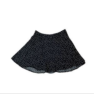 Dark blue polka dot Cotton On skirt